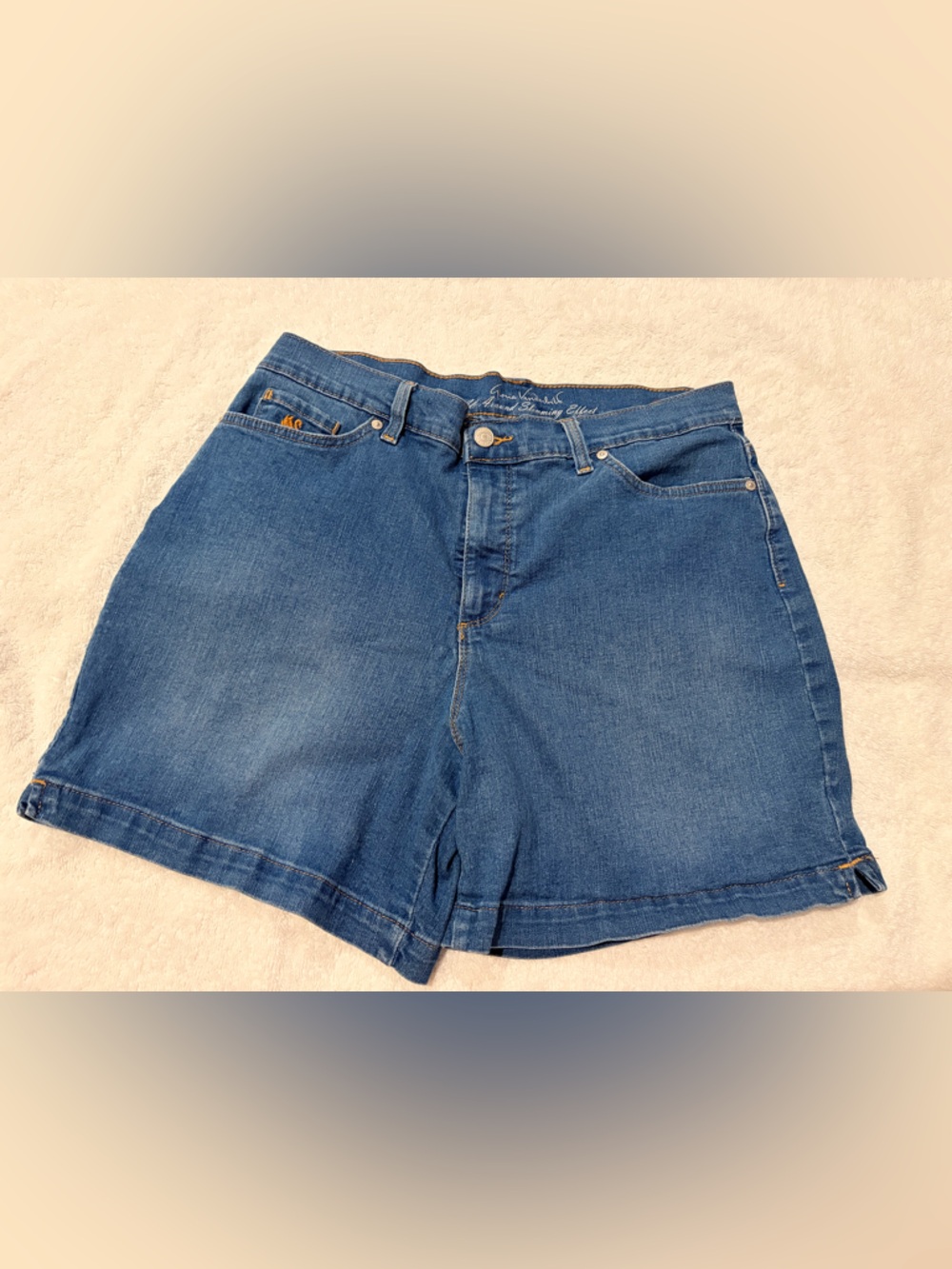 Gloria Vanderbilt Classic Blue Denim Shorts